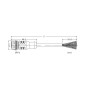 Кабел CANopen/DeviceNet, гнездо M12A, право, 5-полюсен, 10 m, Wago 756-1401/060-100