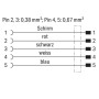 Кабел CANopen/DeviceNet, гнездо M12A, право, 5-полюсен, 10 m, Wago 756-1401/060-100