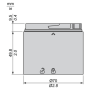 Светещ модул, жълт, проблясваща светлина, 24 V AC/DC, Schneider Electric XVB7C68