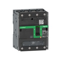 Schneider Electric C11H6TM032B - ComPacT NSXm (2021) - Автоматичен прекъсвач NSXm 70kA TM32D 4P/3T клеми за кабелни накрайници/шини