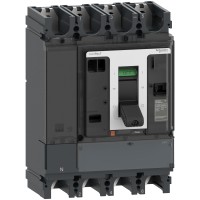 Schneider Electric C404400D1S - ComPacT for DC (2021) - Товаров прекъсвач, ComPacT NSX400NA DC PV, 4 полюса, фиксиран, 400A rating, 1000V