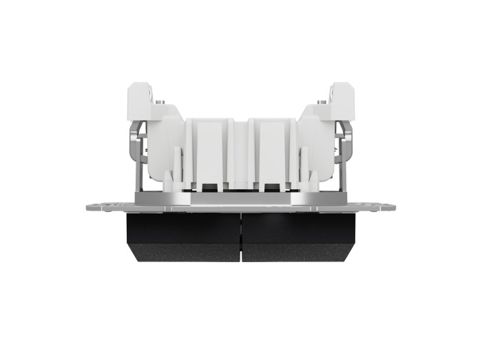Сериен ключ-10AX, безвинтов монтаж, антрацит, Asfora, Schneider Electric EPH0300171
