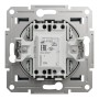 Еднополючен ключ с глим-лампа, 10AX безвинтов монтаж, стомана, Asfora, Schneider Electric EPH1400162