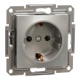 Единичен контактен излаз шуко, 16A, бронз, Asfora, Schneider Electric EPH2900169
