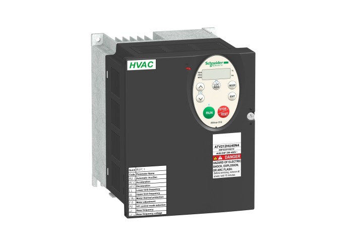 Schneider Electric ATV212HU30N4 - Altivar 212 - Честотен регулатор ATV212 - 3kW - 480V - 3-фазен - EMC филтър - IP21