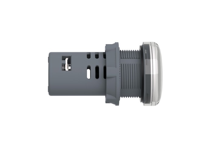 Сигнална лампа за машини, пластмаса, бял, Ø22, вграден LED, винтови клеми, 110 V AC/DC, Easy Harmony XA2 Schneider Electric XA2EVF1LC