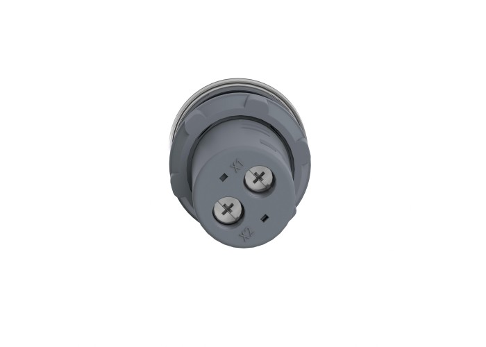 Сигнална лампа за машини, пластмаса, бял, Ø22, вграден LED, винтови клеми, 110 V AC/DC, Easy Harmony XA2 Schneider Electric XA2EVF1LC