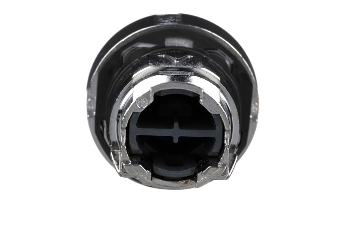 Глава за бутон, метален, черна, 22 мм, пружинно връщане, Harmony XB4, Schneider Electric ZB4BA2