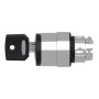 Schneider Electric ZB4BG3 - Harmony XB4 - Глава за превключвател с ключ, Ø22, 3-позиции със задържане, ключ 455