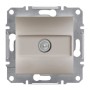 TV розетка крайна 1db, бронз, Asfora, Schneider Electric EPH3200169