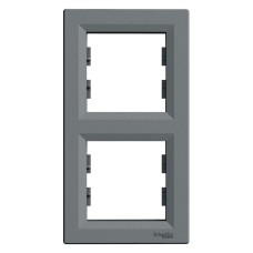 Двойна вертикална рамка, стомана, Asfora, Schneider Electric EPH5810262