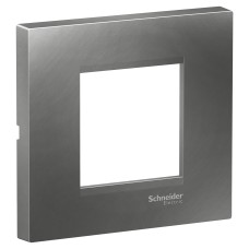 Easy Styl Easy Styl, cover frame, 2 modules, smoky grey, Schneider Electric LMR7262006