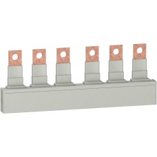 Schneider Electric LV480811 - Fupact INF/ISFL/ISFT - Feeding busbar, FuPacT ISFT160, 3 полюса, connection accessory to supply 2 devices
