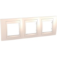 Disabled Schneider Electric MGU6.006.25 - Unica - Декоративна рамка Unica Plus тройна слонова кост