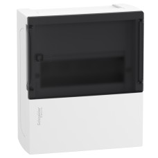 Schneider Electric MIP12108S - mini Pragma - Модулно табло Mini Pragma 1Р 8М, открит монтаж, полупрозрачна врата