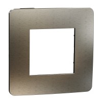 Schneider Electric NU280252M - New Unica - Единична Рамка Unica Studio Metal, бронз/антрацит