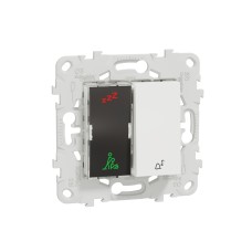 Schneider Electric NU577718 - New Unica New Unica - светлинен модул с ключ - 230 V AC - 2 модула - алуминий