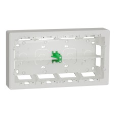 Конзола за открит монтаж 2х10 модула, антибакт., New Unica, Schneider Electric NU821020