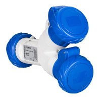 Schneider Electric PKZM703 - Kaedra Box - Индустриален разклонител - 2 контактни излаза - 16 A - 2P+E - 220V AC - IP67