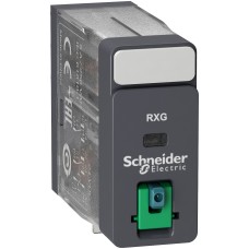 Schneider Electric RXG21JD - Harmony Electromechanical Relays - Интерфейс реле-Zelio RXG-2 C/O стандартно-12V DC-5A-с бутон за тест на товар