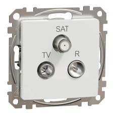TV/R/SAT розетка 4db, Sedna, бяла, Schneider Electric SDD111481 Sedna Design & Elements