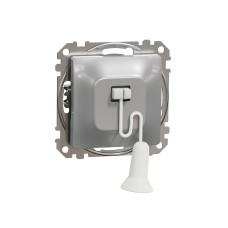 Паник бутон 10A, алуминий, Schneider Electric SDD113122 Sedna Design & Elements