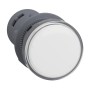 Сигнална лампа за машини, пластмаса, бял, Ø22, вграден LED, винтови клеми, 110 V AC/DC, Easy Harmony XA2 Schneider Electric XA2EVF1LC