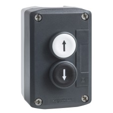 Schneider Electric XALD222E - Harmony XALD, XALK - Контролна станция, 2 бутона с 1NO+1NC
