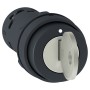 Schneider Electric XB7NG33 - Harmony XB7 - Селекторен превключвател с ключ 455, Ø 22, 3 позиции със задържане, 2NO