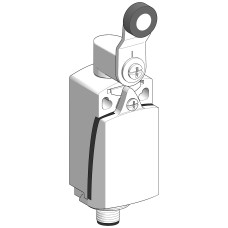 Краен изключвател, лост с ролка, 1NC+1 NO, snap, M12, Telemecanique XCKD2118M12 - OsiSense XC Standard