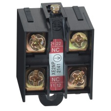 Контактен блок за краен изключвател, 1 CO, 2 NC sl with gold flashed connector, Telemecanique XE2NP2148 - OsiSense XC Standard