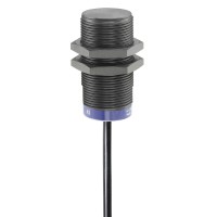 Индуктивен сензор XS, XS4 M18, L41mm, технополимер PBT, Sn8mm, 12...24 VDC, кабел 2 m, Telemecanique XS4P18AB120