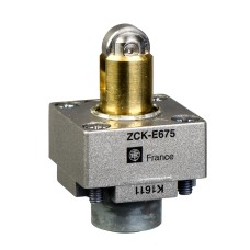 Глава за краен изключвател, метално бутало с ролка, Telemecanique ZCKE675 - OsiSense XC Standard