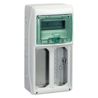 Schneider Electric 13186 - Kaedra, Mini Kaedra - Kaedra - табло за захранващ излаз - 2 отвора - 1 x 8 Модули