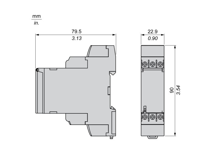 Schneider Electric RE22R2MMW - Harmony Timer Relays - Мултифункционално време реле, 12...240 V AC/DC - 2 C/O