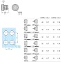 Глава за бутон, метален, зелена, 22 мм, пружинно връщане, Harmony XB4, Schneider Electric ZB4BA3