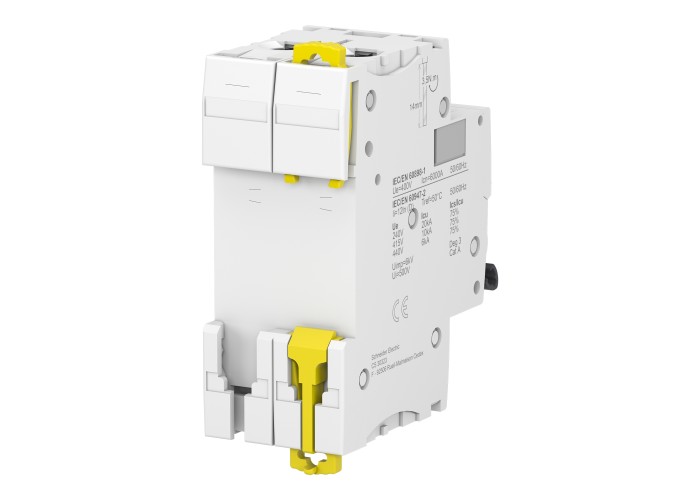 Schneider Electric A9F75250 - Acti 9 iC60 N (10 kA) - Миниатюрен автоматичен прекъсвач - 2P - 50A - крива D