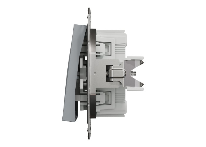 сериен ключ-10AX, безвинтов монтаж, стомана, Asfora, Schneider Electric EPH0300162
