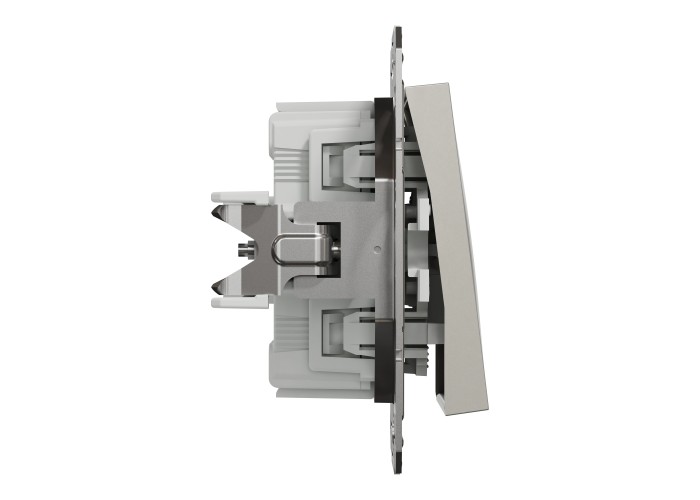 Кръстат ключ, 10AX безвинтов монтаж, бронз, Asfora, Schneider Electric EPH0500169