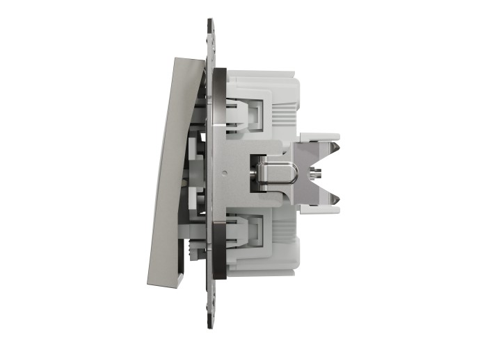 Кръстат ключ, 10AX безвинтов монтаж, бронз, Asfora, Schneider Electric EPH0500169