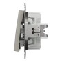 Кръстат ключ, 10AX безвинтов монтаж, бронз, Asfora, Schneider Electric EPH0500169