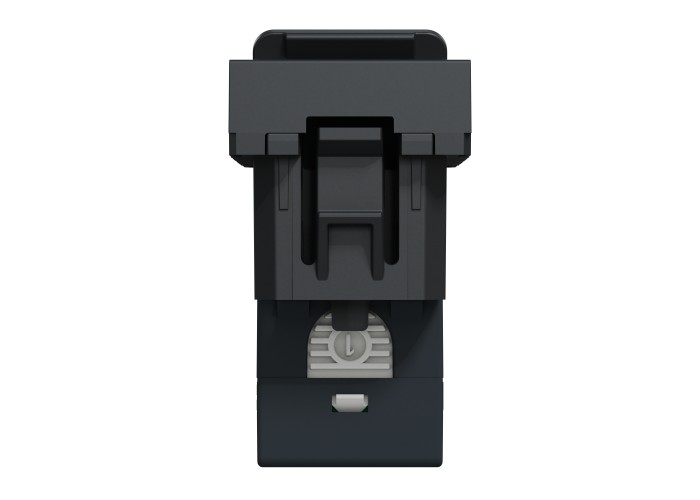Розетка RJ45, кат. 6 UTP, 1 модул, антрацит, New Unica, Schneider Electric NU341454