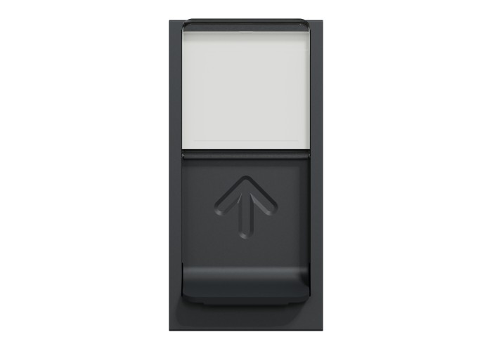Розетка RJ45, кат. 6 UTP, 1 модул, антрацит, New Unica, Schneider Electric NU341454