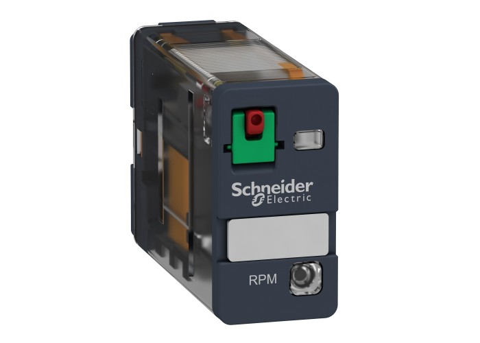 Schneider Electric RPM12P7 - Harmony Electromechanical Relays - Силово реле, 1 C/О, 15A, 230Vac, LED