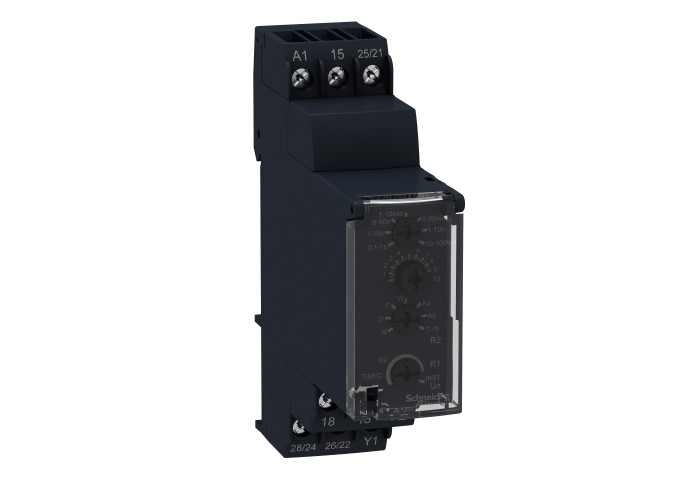Schneider Electric RE22R2MMW - Harmony Timer Relays - Мултифункционално време реле, 12...240 V AC/DC - 2 C/O