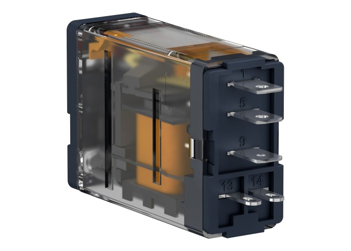 Schneider Electric RPM12P7 - Harmony Electromechanical Relays - Силово реле, 1 C/О, 15A, 230Vac, LED