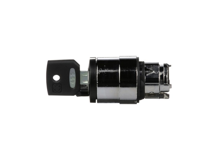 Schneider Electric ZB4BG4 - Harmony XB4 - Глава за превключвател с ключ, Ø22, 2-позиции със задържане, ключ 455