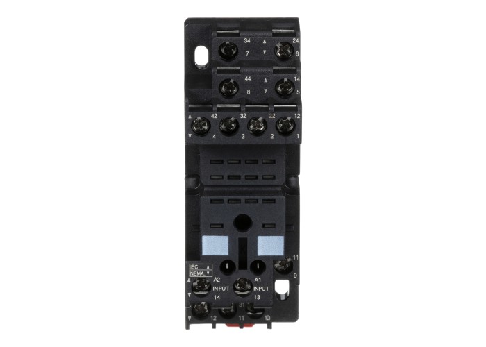 Schneider Electric RXZE2M114 - Harmony Timer Relays - Цокъл, Harmony, за релета RXM2 RXM4, с винтови клеми, смесен контакт