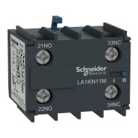 Schneider Electric LA1KN11M - TeSys k - Допълнителен контактен блок 1NO+1NC