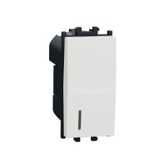 Schneider Electric LMR1501001 - Easy Styl - Ключ, Easy Styl, 1 позиционен, индикаторна лампа, 16А, без рамка, 1 модул, бял